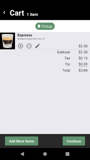 Grateful Roast Coffee Screenshot 0