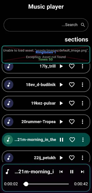 Alarm sounds ringtones Screenshot 1