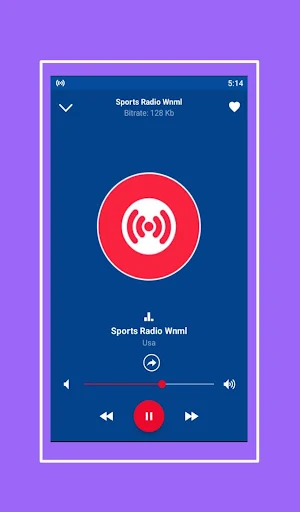 sports radio wnml App USA Screenshot 0
