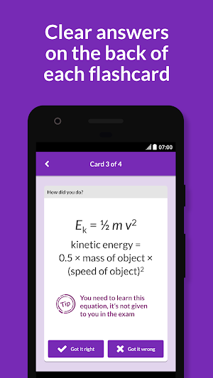 Key Cards GCSE AQA Physics Screenshot 1