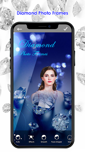 Diamond Photo Editor & Frames Screenshot 2