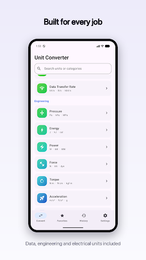 Unit Converter & Calculator Screenshot 1