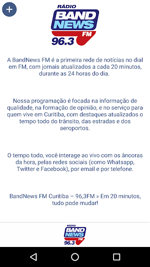 BandNews Curitiba Screenshot 2