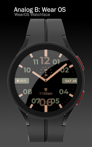 Analog B: Wear OS Screenshot 0