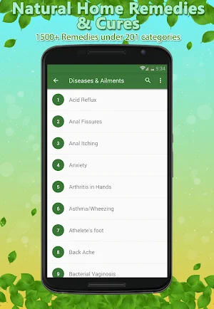 Home Remedies, Natural Cures & Herbal Treatment Screenshot 2