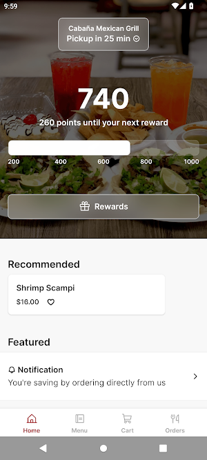 Cabaña Mexican Grill Screenshot 0