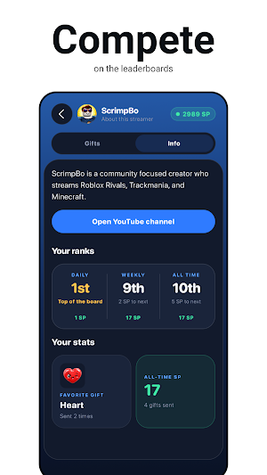 Tiply: Tip Streamers Screenshot 1