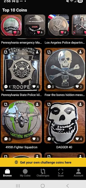 Challenge Coin Check C/B/S/T Screenshot 0