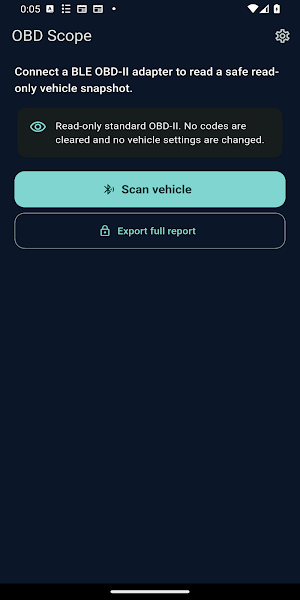 OBD Scope Screenshot 0