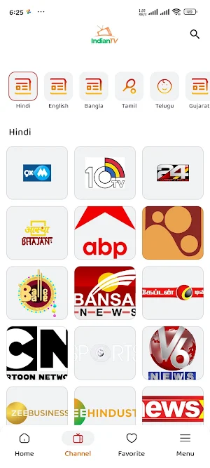 Indian TV - Watch Live TV Screenshot 0