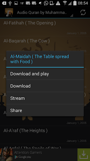 Audio Quran by Muhammad Hassan Screenshot 1