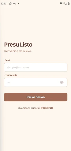 PresuListo Screenshot 0