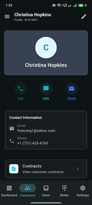 Cipher CRM Screenshot 3
