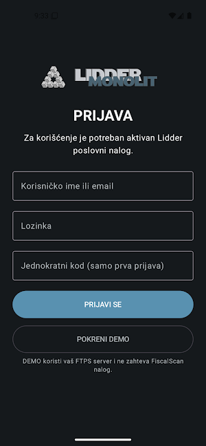 Lidder FiscalScan Screenshot 0