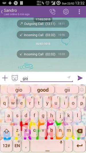 Keyboard Theme Happy Birthday Screenshot 2