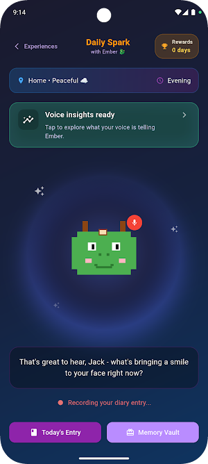 Ember Diary Screenshot 2