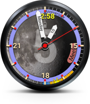 Agenda12h Watch Face Screenshot 1