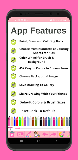KidoPaint - Draw & Coloring Book Screenshot 2