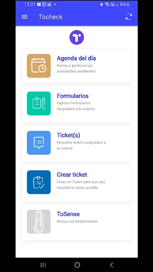 TOCHECK Screenshot 1