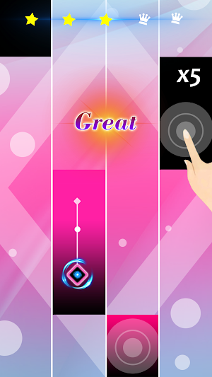 Hazbin Hotel Piano Tiles Game Screenshot 2