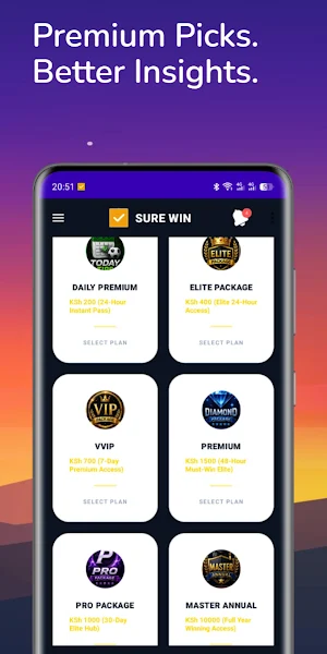 Sure Win Predictions Screenshot 3