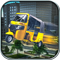 Flying Tuk Tuk Auto Rickshaw