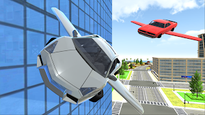 Flying Car City 3D Screenshot 0
