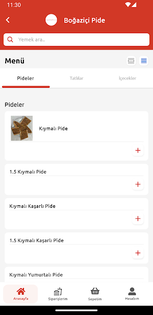 Boğaziçi Pide Screenshot 2