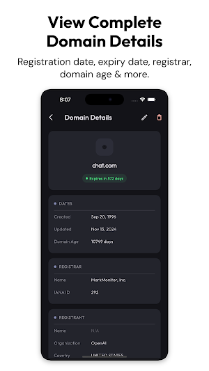 Domain Tracker Screenshot 1