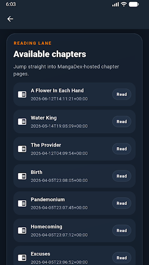 MangaUpdates Screenshot 3