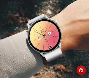Analog Peach Watch Face Screenshot 2