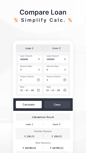 Easy EMI - EMI Loan Calculator Screenshot 2