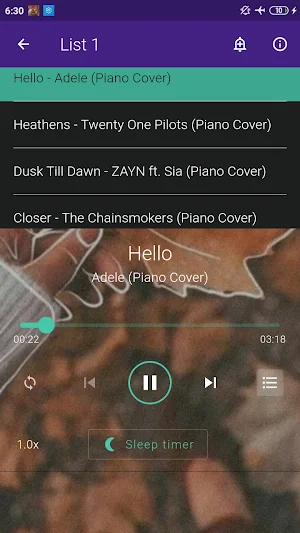 Piano Cover 01 Screenshot 2