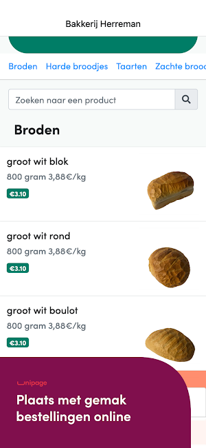 Bakkerij Herreman Screenshot 0