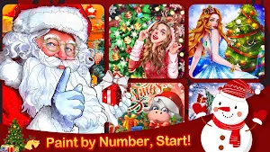 Christmas Paint by Numbers Screenshot 0
