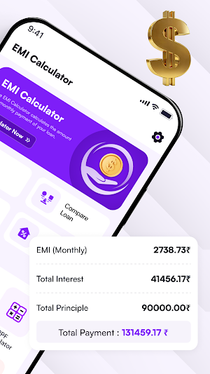 Emi Calculator Screenshot 1