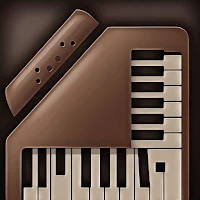 BrownPianoKeyboard