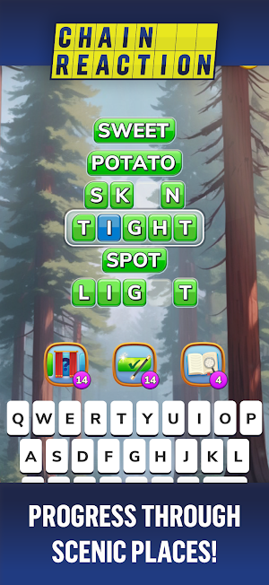 Chain Reaction: Word Pairs Screenshot 3