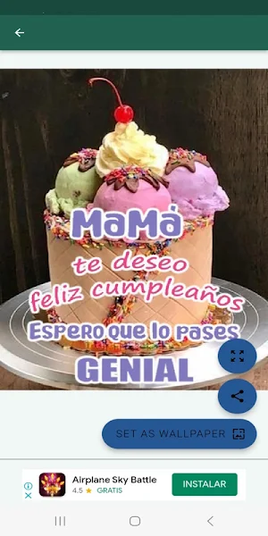 Feliz cumpleaños personalizado Screenshot 0