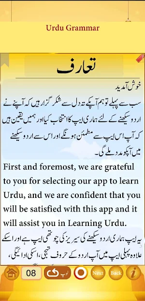 Urdu Qaida Part 4 (Grammar) Screenshot 2