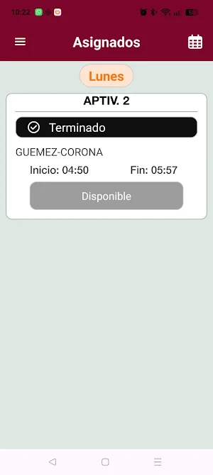 Senda Track Operador Screenshot 2