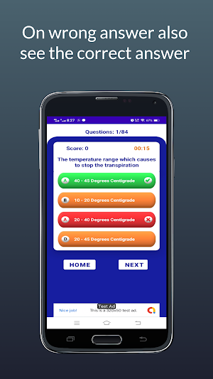 Class 9 Biology Quiz Screenshot 2