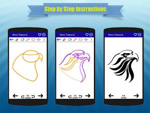 How to Draw Animal Tattoo Step by Step Screenshot 1