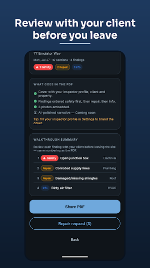 Inspector Owl: Inspection App Screenshot 2