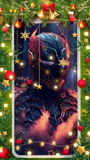 Xmas Superheroes Wallpaper HD Screenshot 2