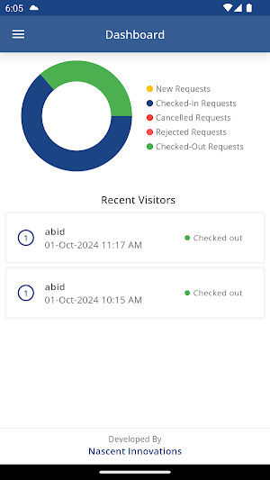Empire Visitor System Screenshot 2