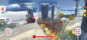 Hill Crawler Wheels:Racetrack Screenshot 1