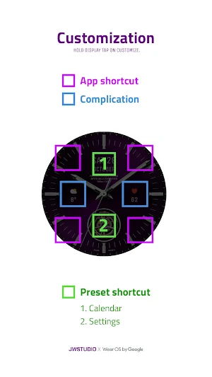 JW176 jwstudio watchface Screenshot 2