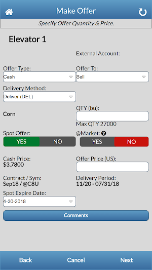 CHS Grain Trading Screenshot 3