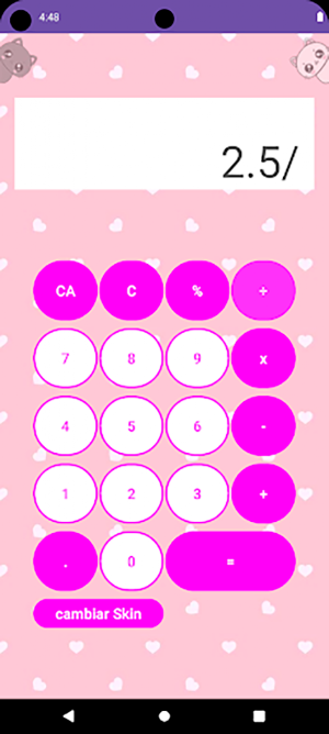 Calculadora gatos + ejercicios Screenshot 1